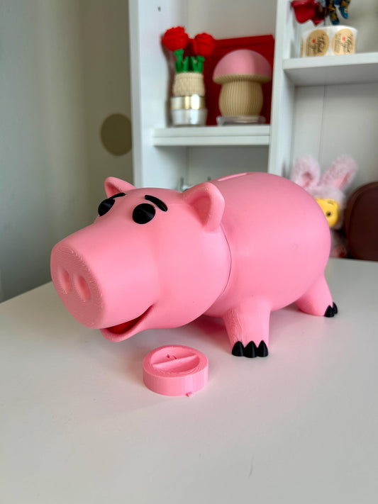 Cartoon-Inspired Piggy Bank
