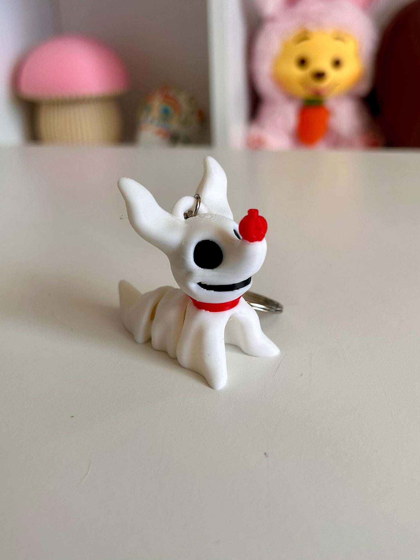 Flexi Ghost Dog Keychain