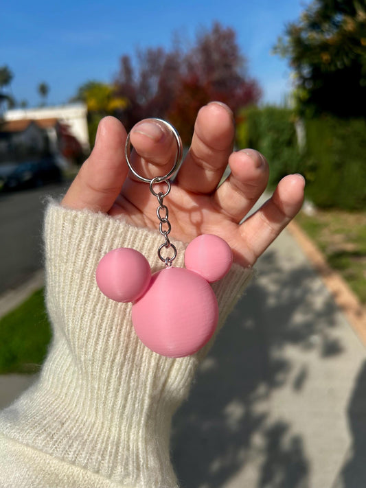 Mr Mouse Head Keychain