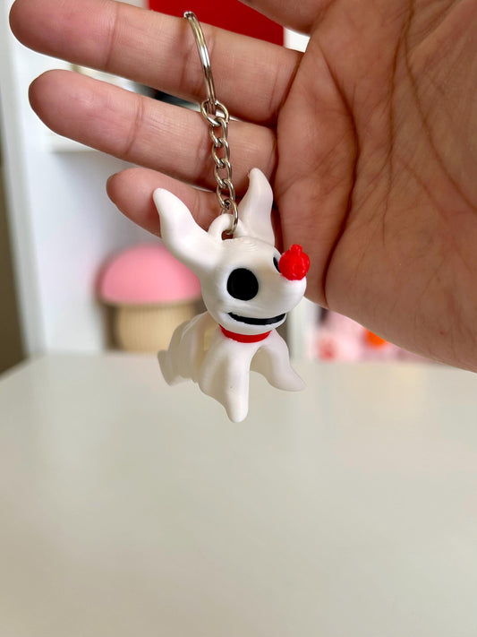 Flexi Ghost Dog Keychain