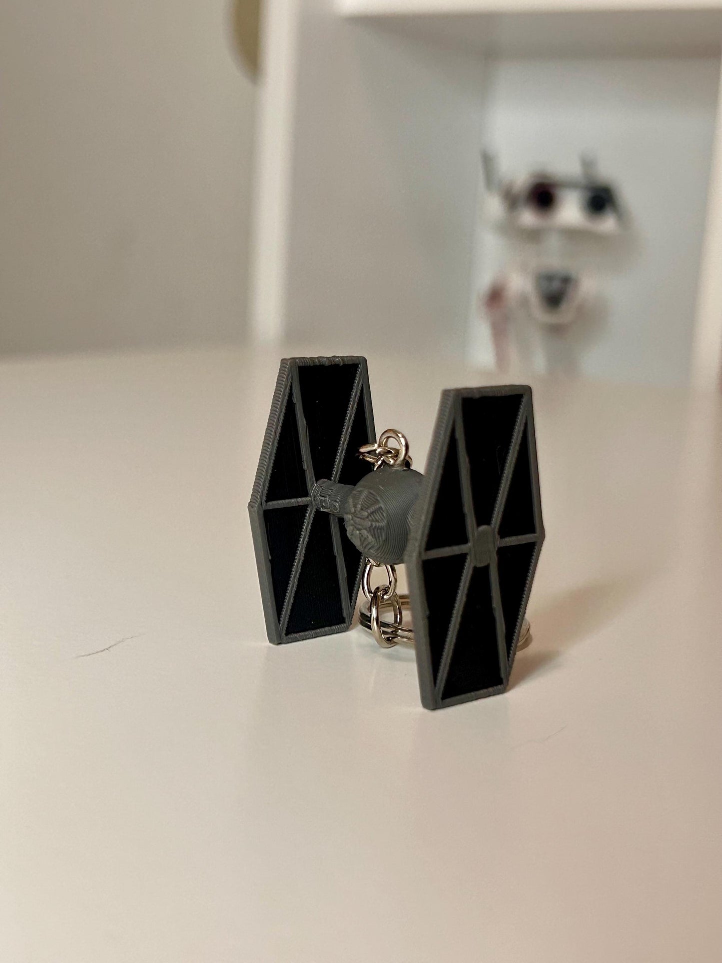 3D Printed Tie Fighter Keychain