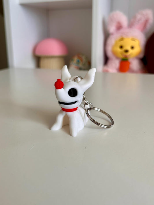 Flexi Ghost Dog Keychain