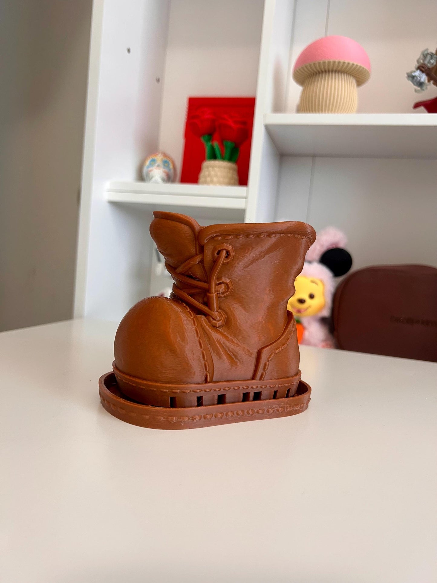Wall-E Inspired Boot Planter