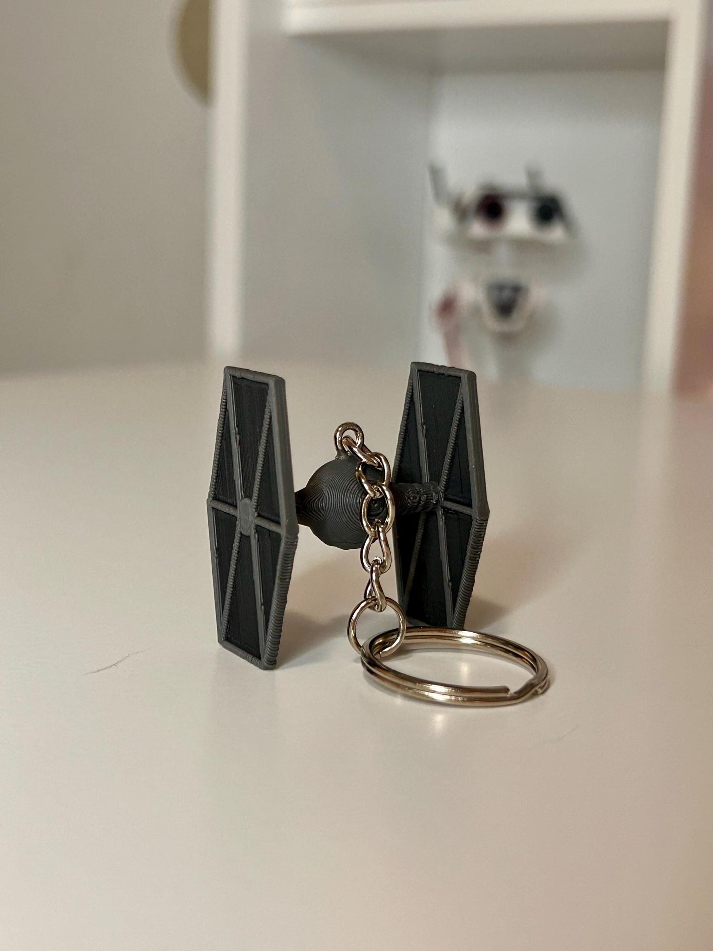 3D Printed Tie Fighter Keychain