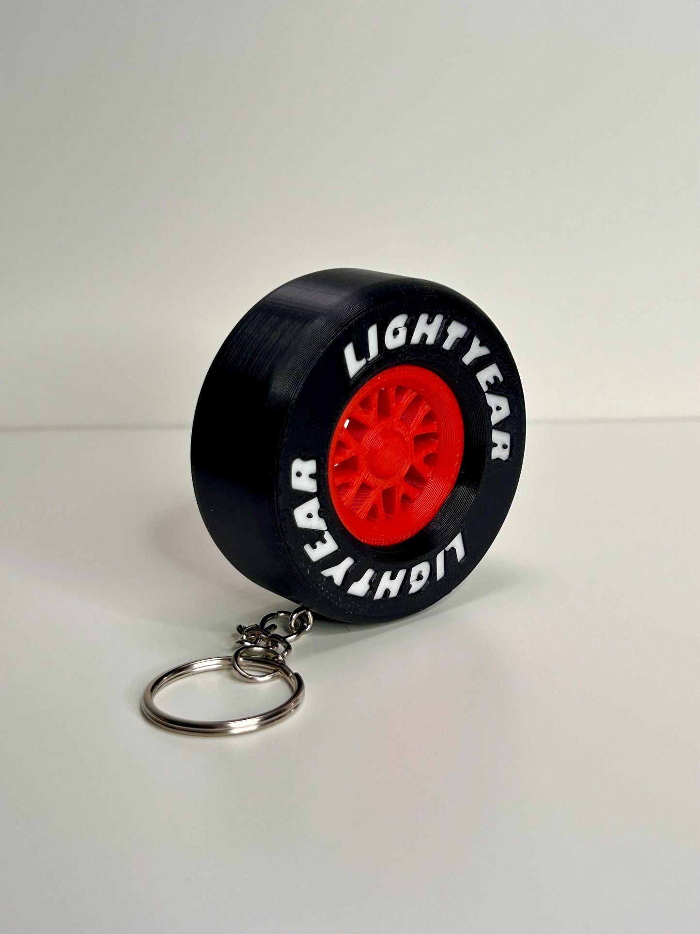 3D Printed Racing Tire Bag Charm