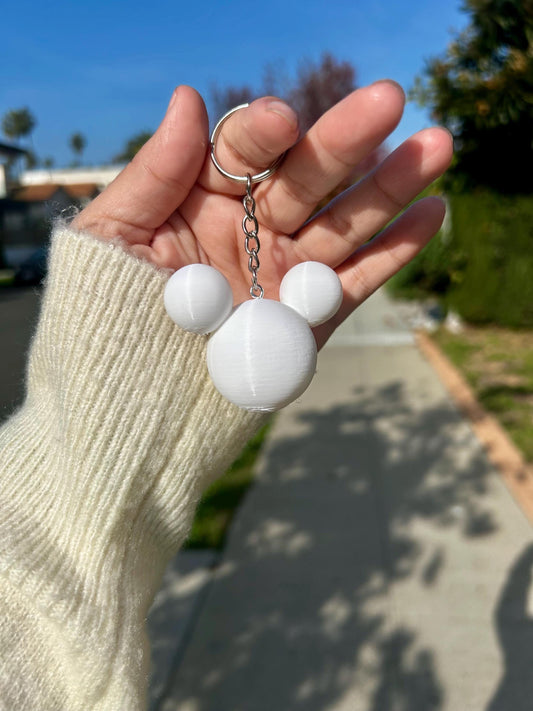 Mr Mouse Head Keychain