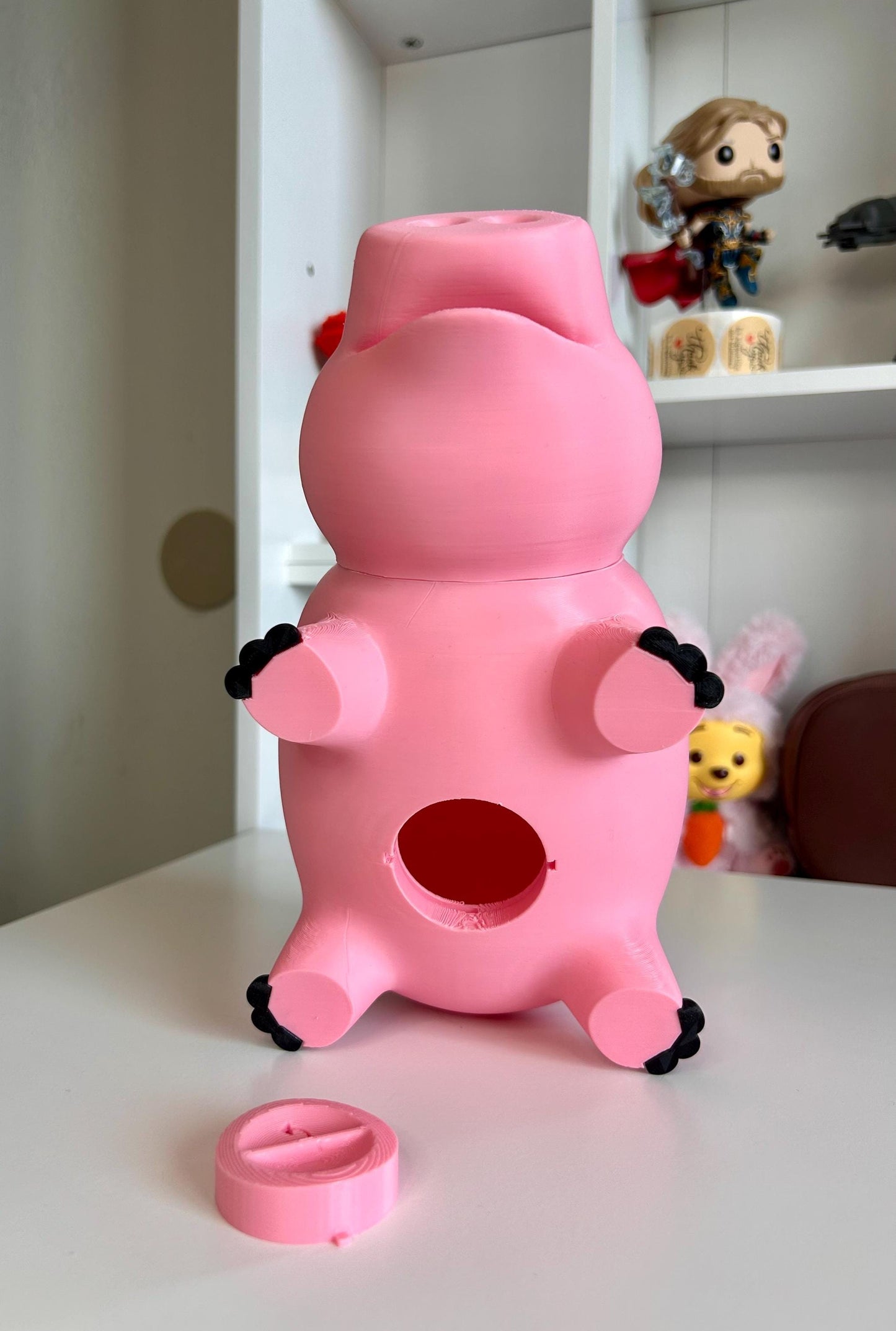 Cartoon-Inspired Piggy Bank