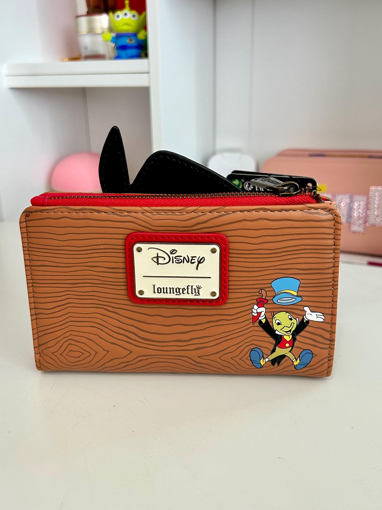 Custom Rhinestone Loungefly Pinocchio Wallet
