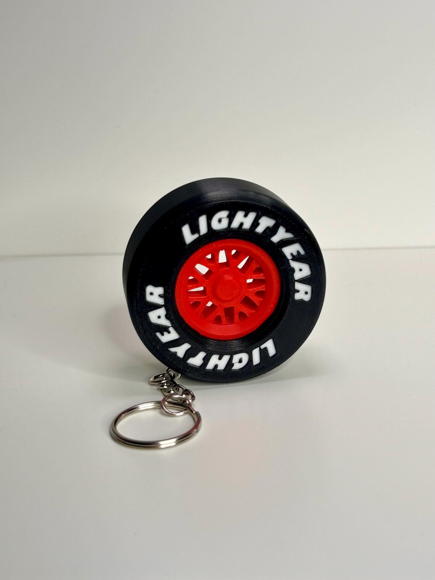 3D Printed Racing Tire Bag Charm