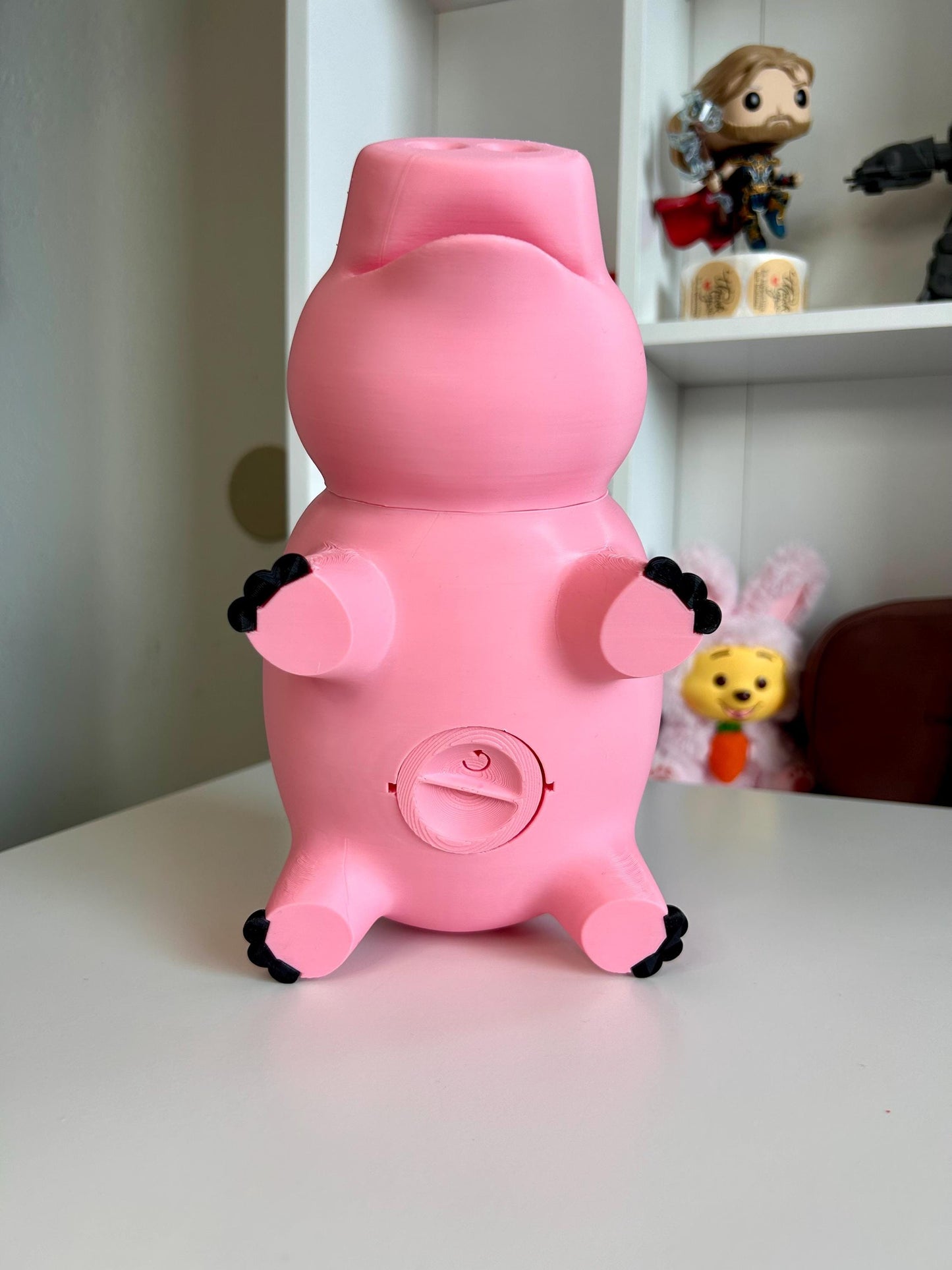 Cartoon-Inspired Piggy Bank