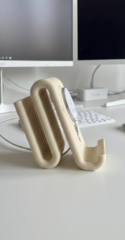 Minimalist MagSafe Phone Stand | 3D Printed Desk Stand