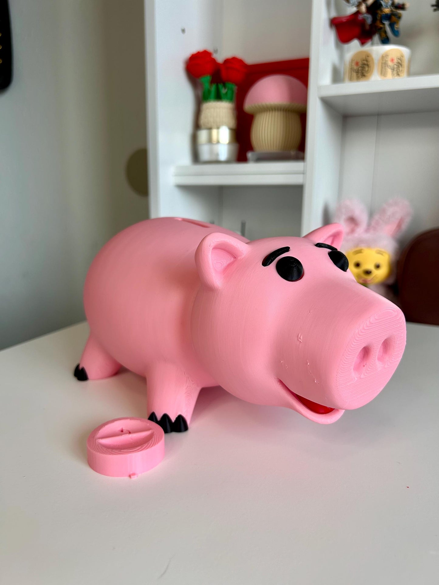 Cartoon-Inspired Piggy Bank