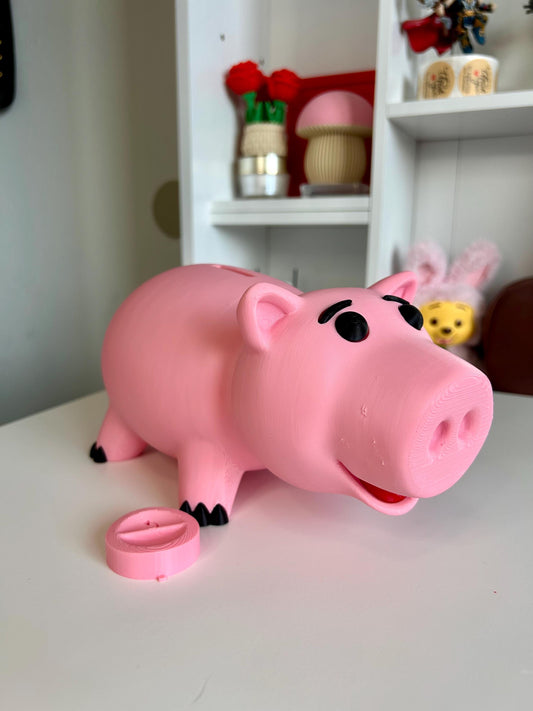 Cartoon-Inspired Piggy Bank